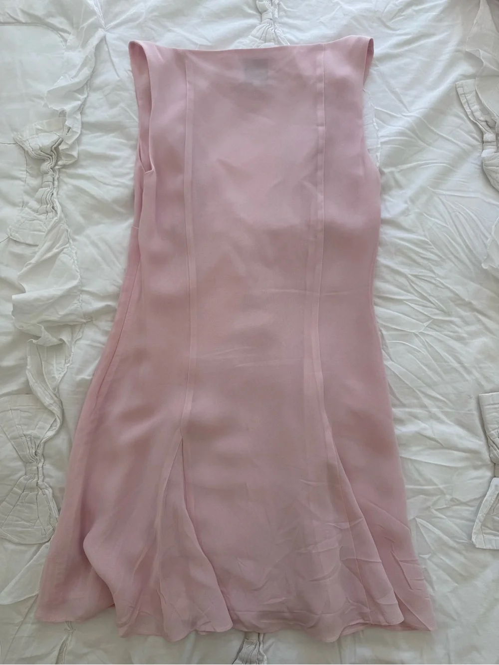 Reformation Livia light pink mini dress- NEVER WORN - Picture 7 of 9